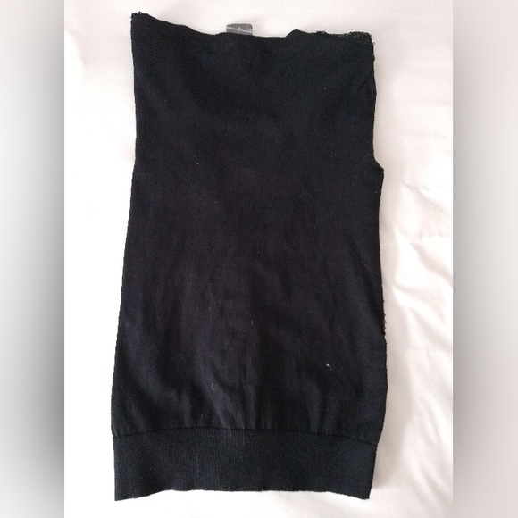 Sequin front black cardigan from Forever 21, size M. - Picture 3 of 4